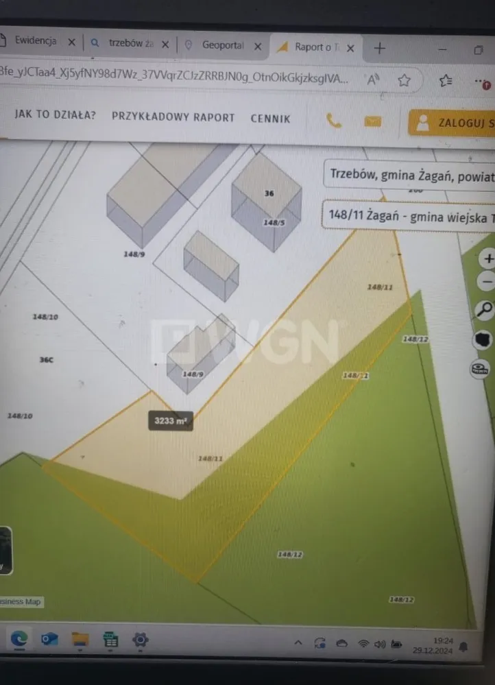 Działka na sprzedaż Trzebów